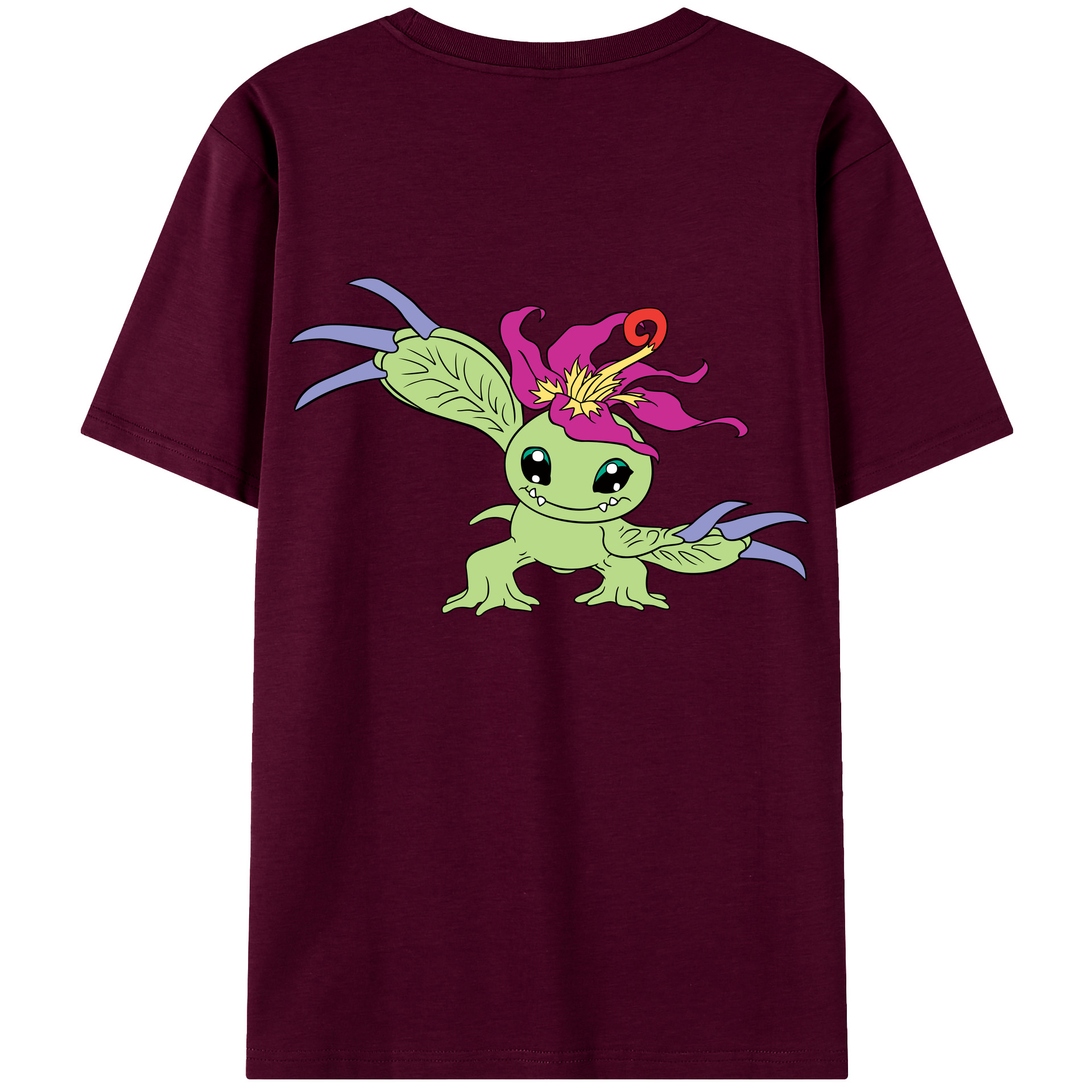 （画像用） Digimon デジタルモンスター/デジモン レディース半袖Tシャツ(バックプリント)